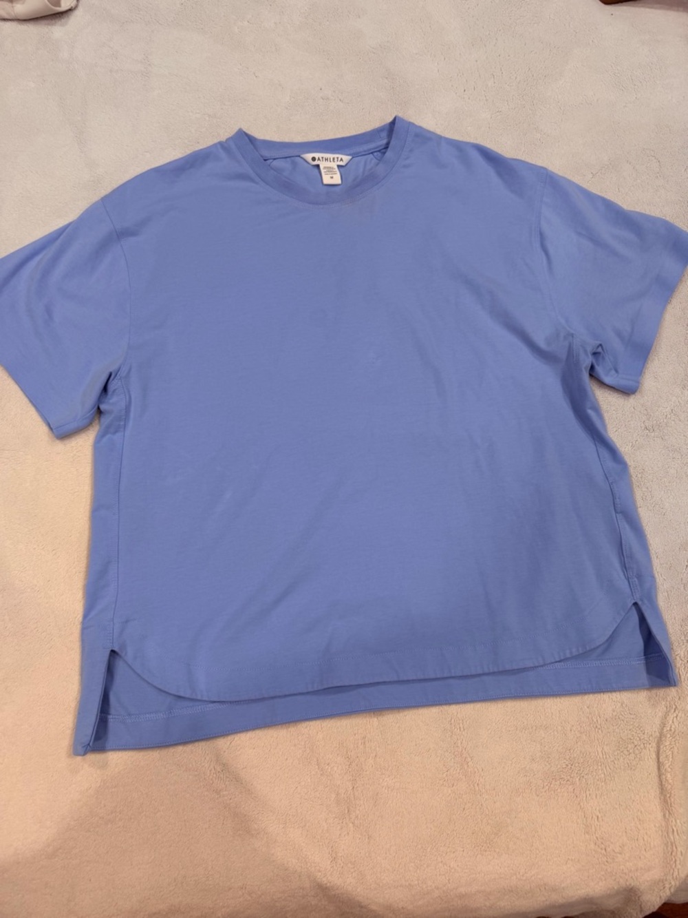 Athleta Lavender Crewneck Tee